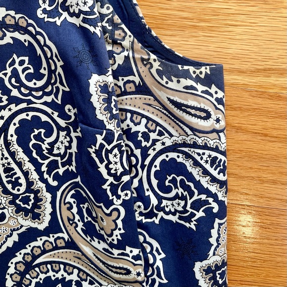 LOFT Paisley Shift Dress - Picture 4 of 5